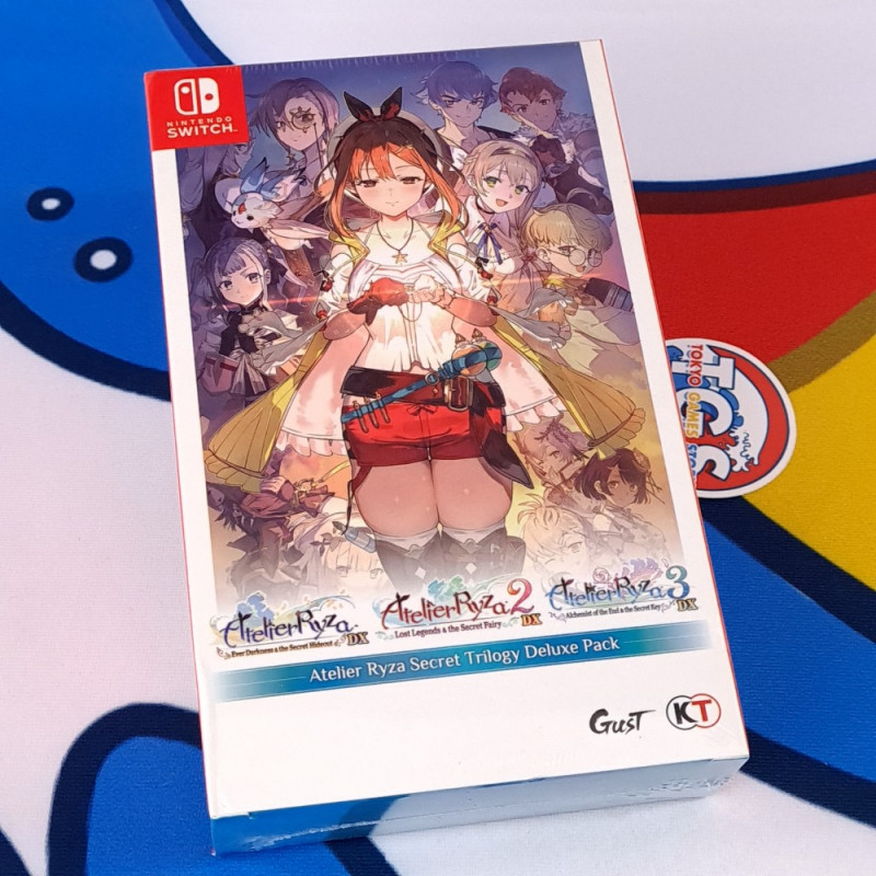 Atelier Ryza Secret Trilogy DX (Deluxe Pack) Switch Games&Covers in ENGLISH [RPG] Asia NEW