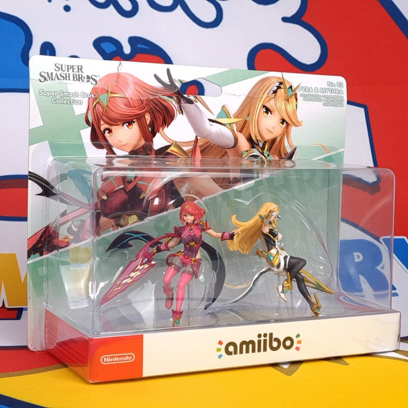 Amiibo Super Smash Bros Pyra & Mythra 2-in-1 Pack Figure NEUF/NEW Sealed