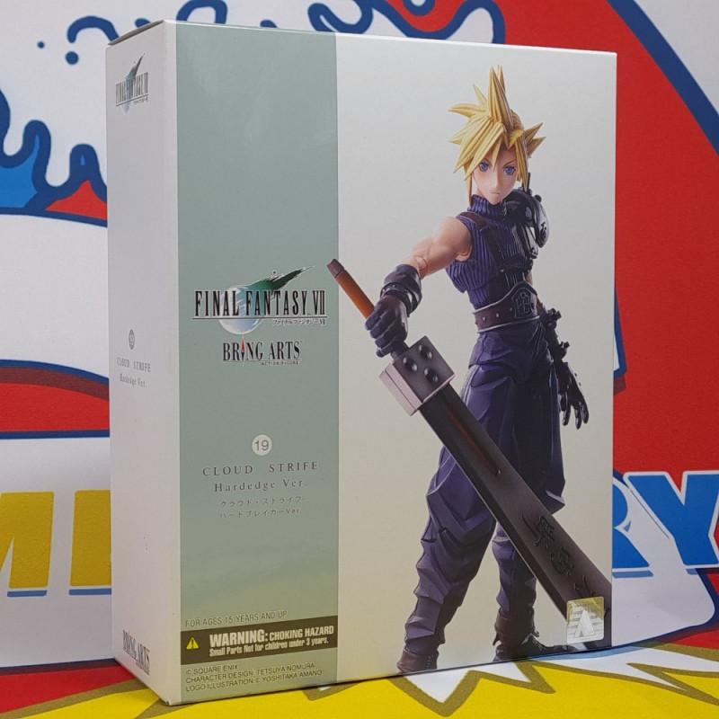 Final Fantasy VII Bring Arts Cloud Strife Hardedge Ver. Figure JPN Official New Figurine