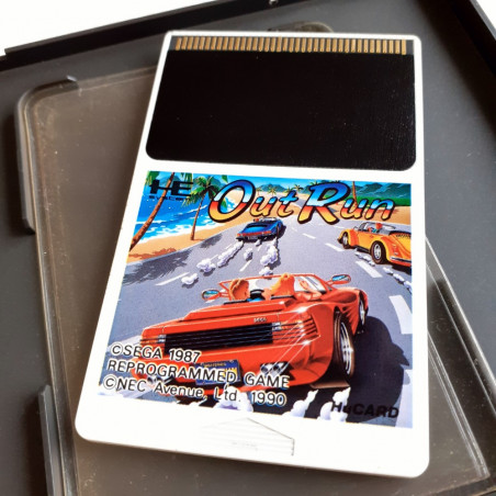 アウトラン Nec PC Engine Hucard Japan Ver. PCE Out Run Racing Avenue 1990