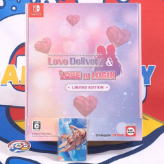 Love Delivery & Love in Login +Bonus Switch Japan Limited Edition [Visual Novel Romance] NEW