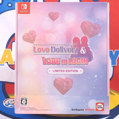 Love Delivery & Love in Login +Bonus Switch Japan Limited Edition [Visual Novel Romance] NEW