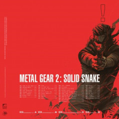 Vinyle Metal Gear Solid 2 SOLID SNAKE Original Video Game Soundtrack MONDO MOND-171 2LP (180G RED MARBLED VINYL) NEW