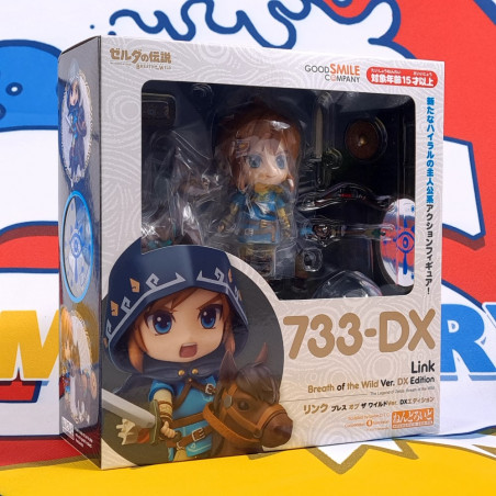 The Legend of Zelda Figure Link Breath of the Wild Ver.DX Nendoroid No.733-DX JP NEW Figurine