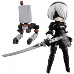 DesktopArmy NieR:Automata Ver1.1a Collaboration 2B Figure Figurine BANDAI JP New