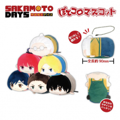copy of model goods Sakamoto Days Potekoro Plush Charm Mascot Full Set of 6pcs Bandai Namco JPN Newnew