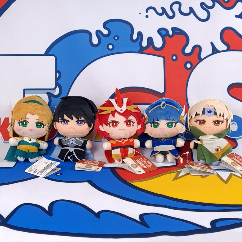Magic Knight Ray Earth Mascot 2 Plush Keychain 5pcs Set Peluche TV animation JPN New Magic Knight Ray Earth Mascot 2 Plush Keychain 5pcs Set Peluche TV animation JPN New