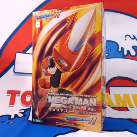 Mega Man 11 Rock Man Plastic Model Kit Pile Drive Ver. Kotobukiya JPN New