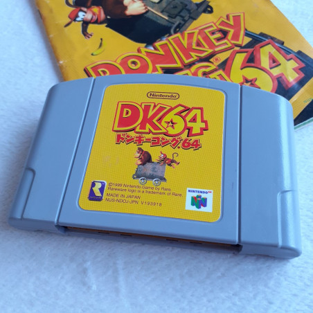 ドンキーコング64 Nintendo 64 Japan Ver. N64 (No Expansion Pak) 3D Action 4 Players Nintendo 1999