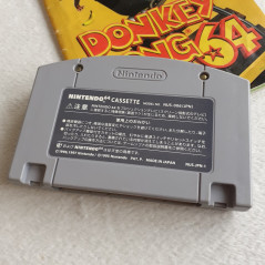 Donkey Kong 64 Nintendo 64 Japan Ver. N64 (No Expansion Pak) 3D Action 4 Players Nintendo 1999