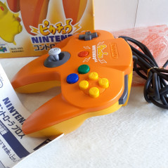 Controller Pikachu N64 Japan Ver. NUS-005 Pokemon Manette Nintendo 64 Orange&Yellow
