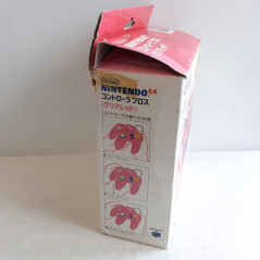 Controller Bros Clear Red N64 Japan Ver. NUS-005 Nintendo 64 Manette