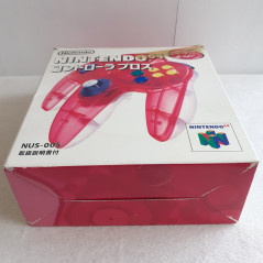 Controller Bros Clear Red N64 Japan Ver. NUS-005 Nintendo 64 Manette