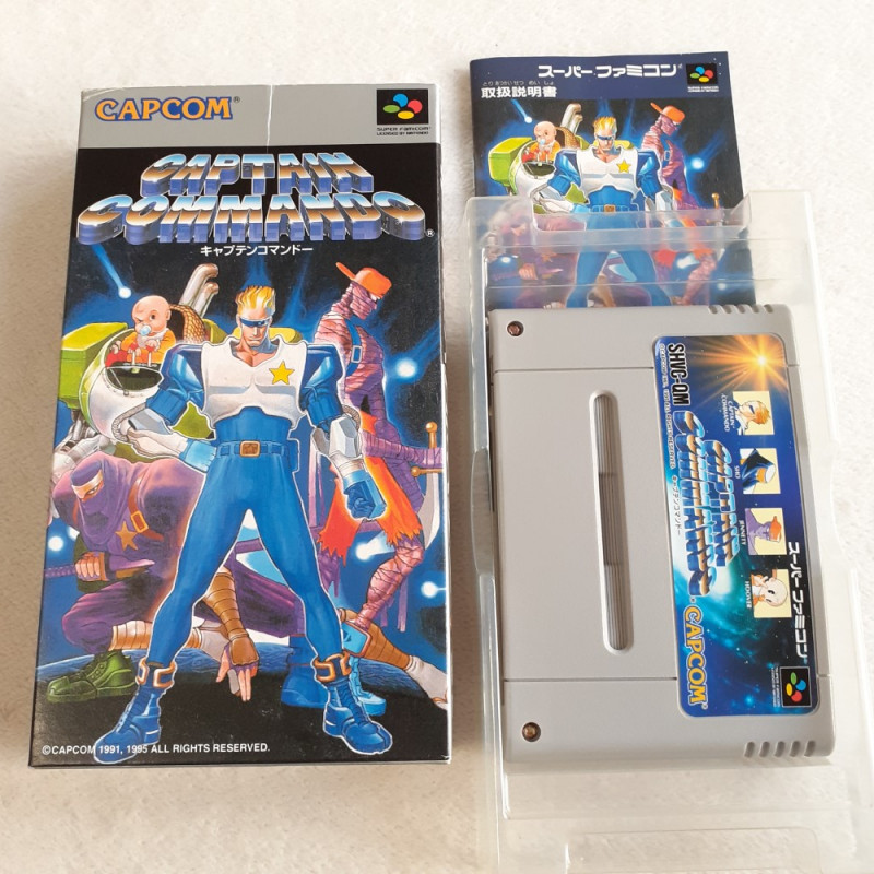 Captain Commando Super Famicom (Nintendo SFC) Japan Ver. Beat'em All Capcom  SHVC-QM