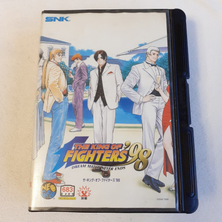 The King Of Fighters 98 Kof98 Neo Geo AES Japan Ver.+Book SNK Neogeo Fighting 1998
