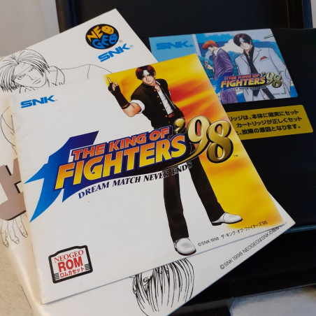 The King Of Fighters 98 Kof98 Neo Geo AES Japan Ver.+Book SNK Neogeo Fighting 1998