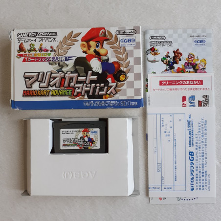 Mario Kart GBA Mariokart Game Boy Advance Japan Ver. Nintendo Racing 2001