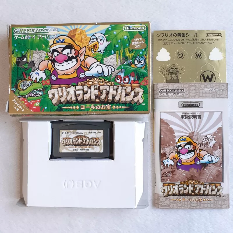 ワリオランドアドバンス ～ヨーキのお宝～ Game Boy Advance GBA Japan Ver. Wario Land Mario  Platform