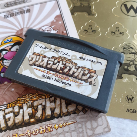 ワリオランドアドバンス ～ヨーキのお宝～ Game Boy Advance GBA Japan Ver. Wario Land Mario Platform Nintendo 2001