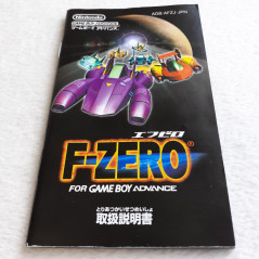 F-Zero Game Boy Advance GBA Japan Ver. Racing Fzero 2001 Nintendo AGB-P-AFZJ