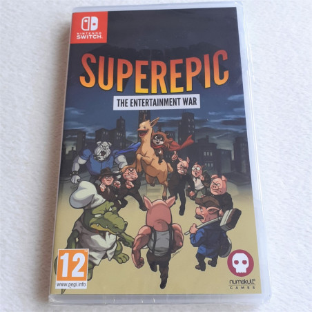 SuperEpic The Eentertainment War SWITCH FR NUMSKULL GAMES Platform Action 5056280415695 Ver.NEW Nintendo