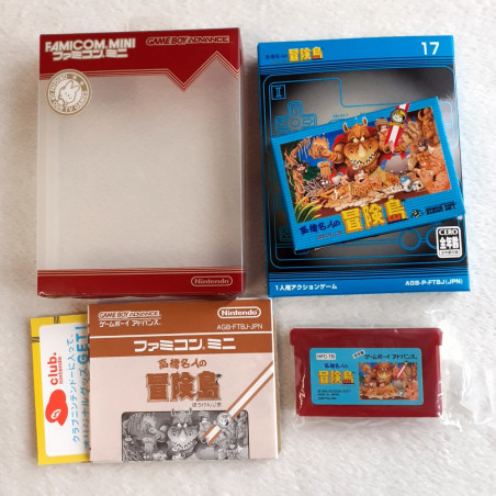 Takahashi Meijin Adventure Island Famicom Mini 17 Game Boy Advance GBA Japan Ver. BoukenJima Hudson Soft