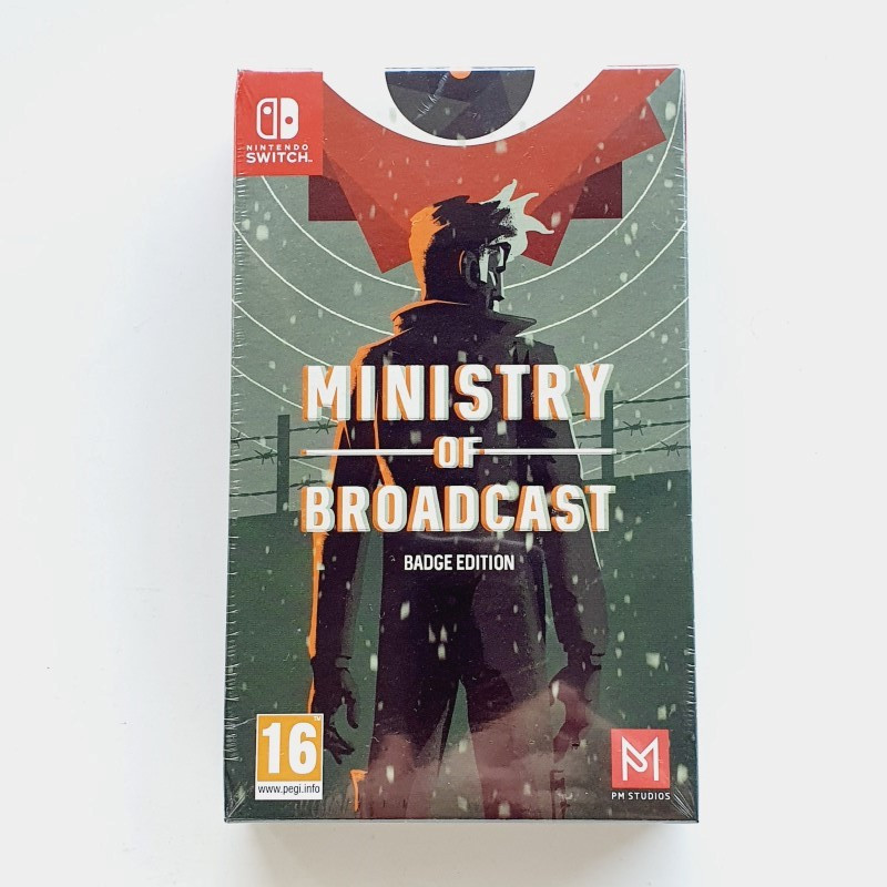Ministry Of Broadcast Badge Collectors Edition Nintendo SWITCH FR NEW PM STUDIO PLATFORM 5056280417033