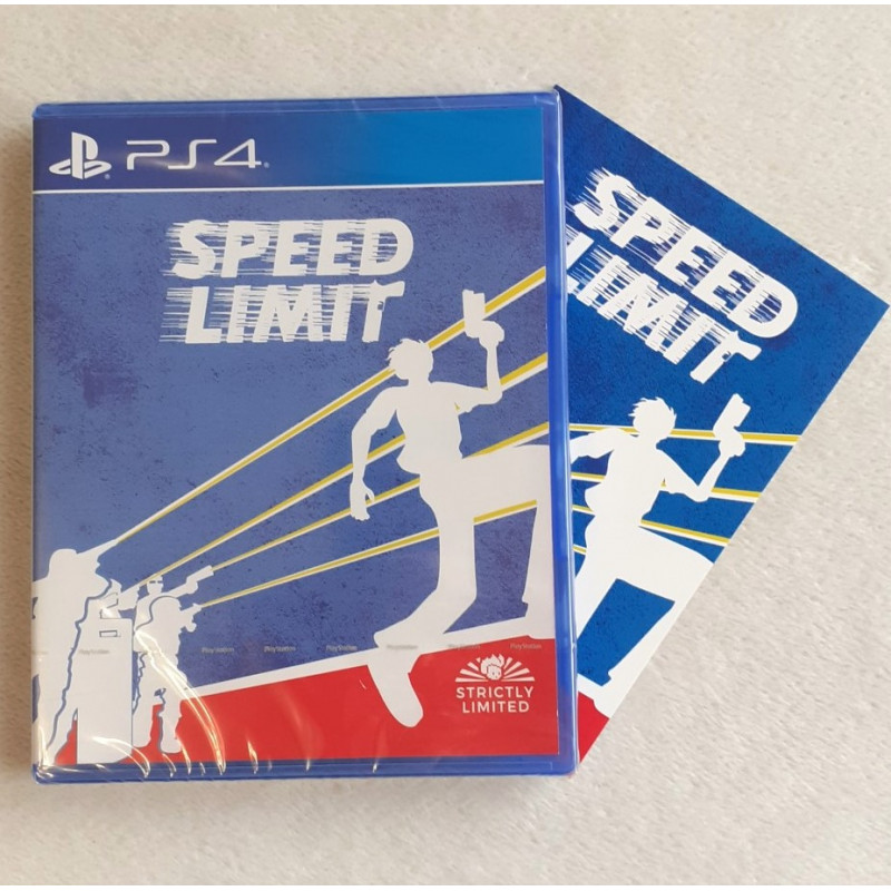 Speed Limit +Postcard PS4 STRICTLY LIMITED Ver. NEUF/NEW Sealed Playstation 4 Course, Jeu De Tir, Action, Arcade