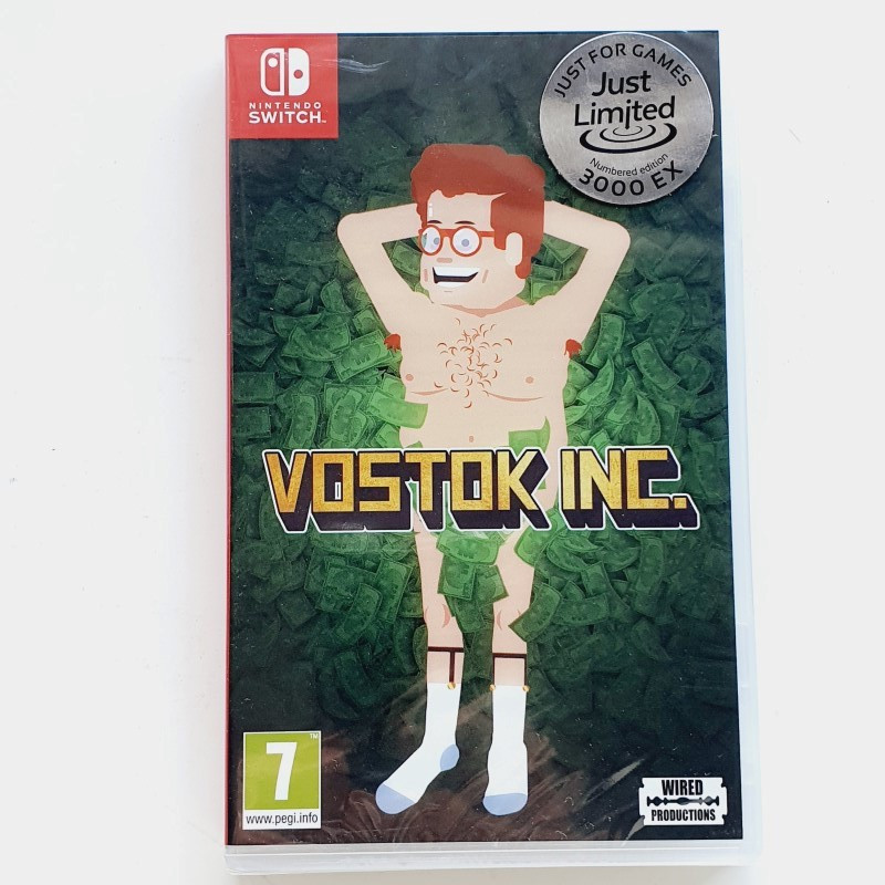 Vostok INC.3000 Limited Edition NINTENDO SWITCH FR NEW/SEALED Wired Action Arcade