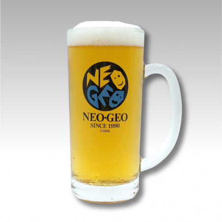 NeoGeo Label Beer Cup Chope de Bière Logo Neogeo SNK Japan Official Neo Geo New