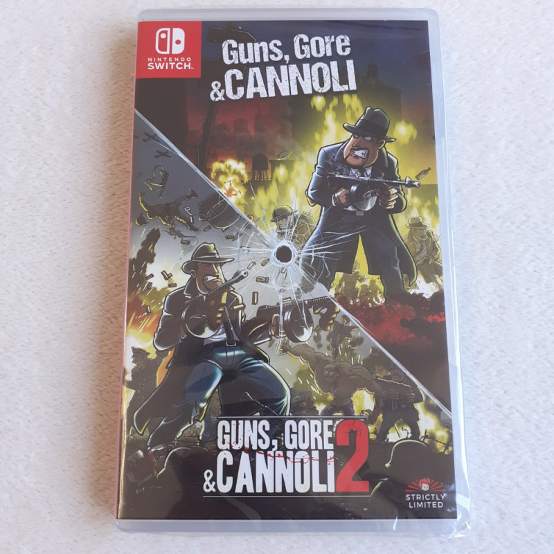 Guns, Gore & Cannoli 1&2 Nintendo Switch Strictly Limited Ver. NEUF/NEW Sealed Action Shooting