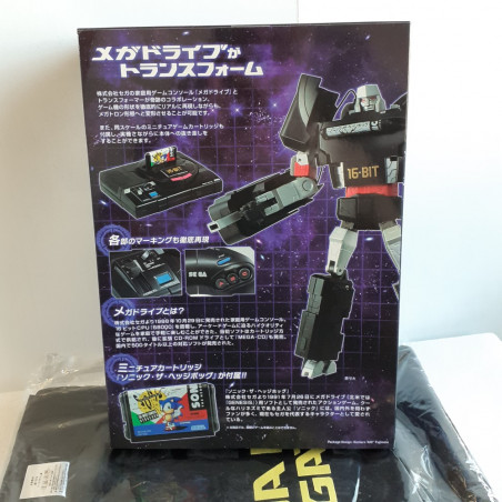 Megadrive Megatron +Tshirt Sega Japan NEW/NEUF Mega Drive Transformers Figure