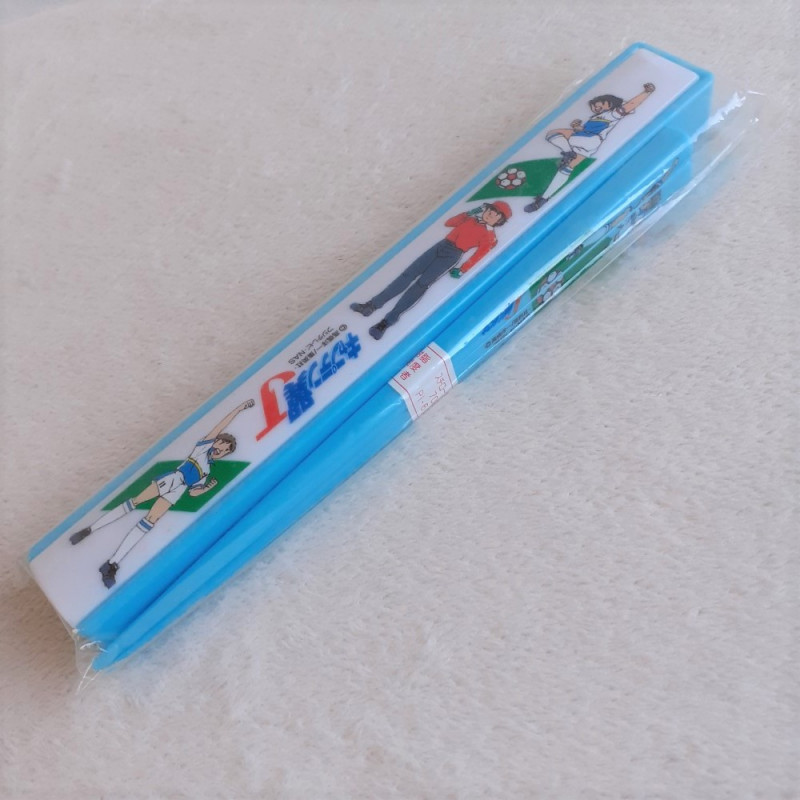 Captain Tsubasa J Hashi Kid Chopsticks+Box Baguettes Japan 90s Official Item NEW/NEUF