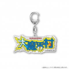 Arcade Stadium Daimakaimura Acrylic Key Holder Chain Porte-Clés E-CapcomJapanNEW