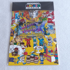 Arcade Stadium Super Street Fighter IIX Key Holder Chain Porte-Clés E-CapcomJapanNEW