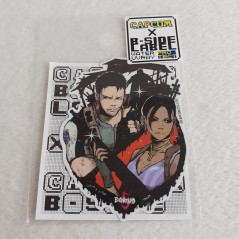 CAPCOM×B-SIDE LABEL Stickers Biohazard E-Capcom JapanOfficialNEW Resident Evil