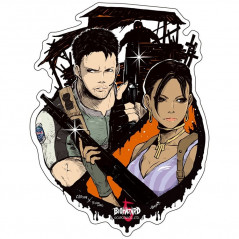 CAPCOM×B-SIDE LABEL Stickers Biohazard E-Capcom JapanOfficialNEW Resident Evil
