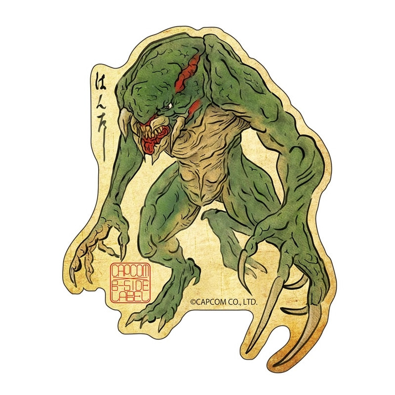 E-CAPCOM×B-SIDE LABEL Stickers Biohazard Hunter JapanOfficialNEW Resident Evil
