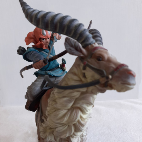 STUDIO GHIBLI Princesse Mononoke Ashitaka&Yakkuru Figure Cominica Memorial JAPAN Rare