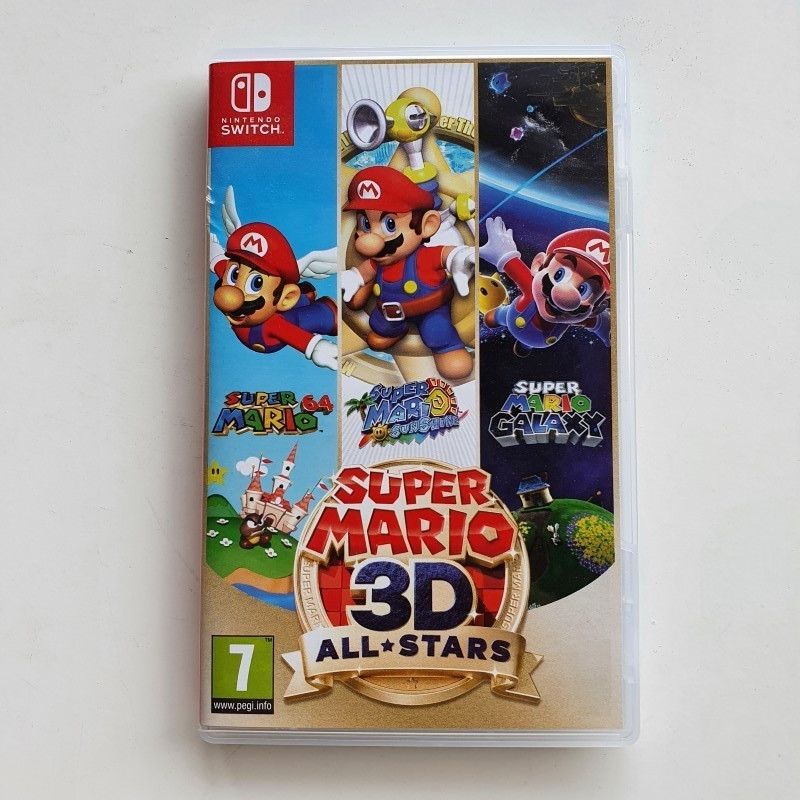 Super Mario 3D All Stars SWITCH FR USED Nintendo Plateform 64/Sunshine/Galaxy
