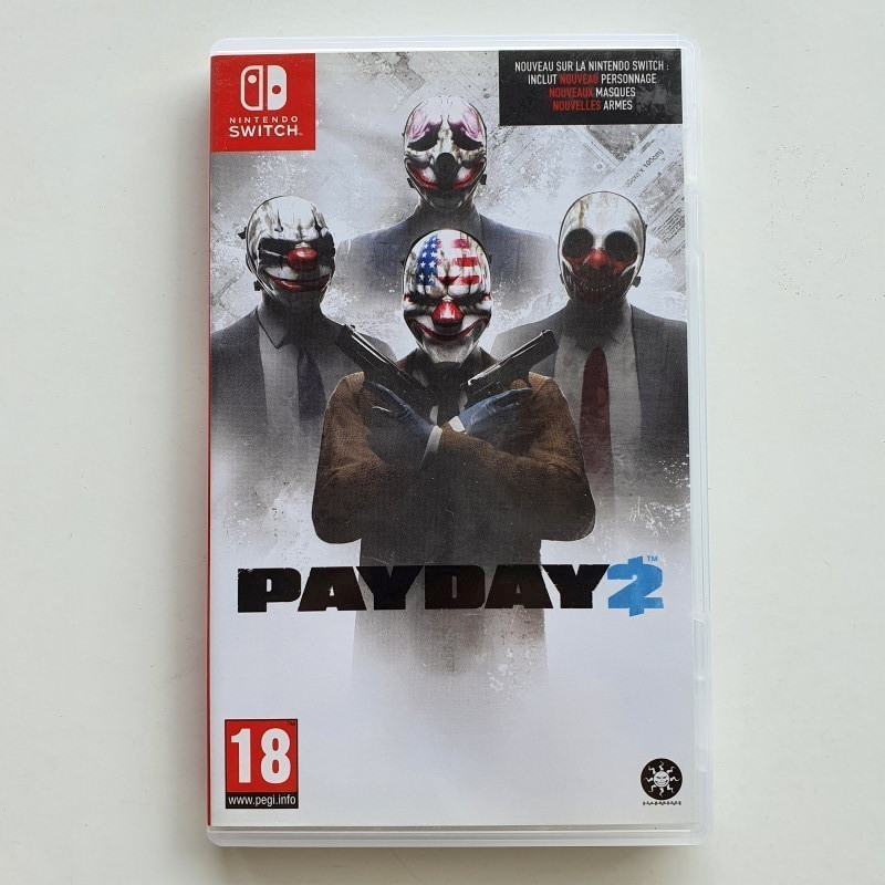 Payday 2 SWITCH FR USED 505 Games FPS, Tir 8023171041056 Nintendo