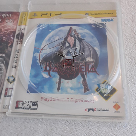 Bayonetta Big Hit Series Edition PS3 Korean Game Playstation 3 Jeu Vidéo Coréen Action Sony