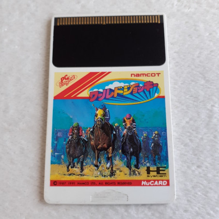 World Jockey (Hucard Only) Nec PC Engine Hucard Japan Ver. PCE Horse Racing Namcot