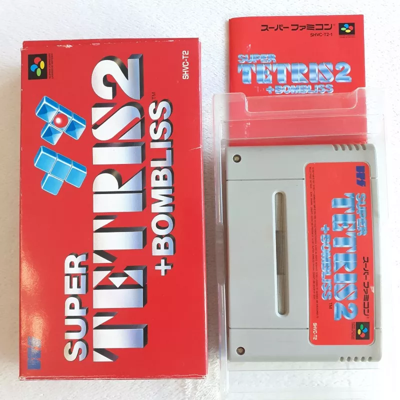 スーパーテトリス２・ボンブリス Super Famicom (Nintendo SFC) Japan Ver. 1992 SHVC-T2