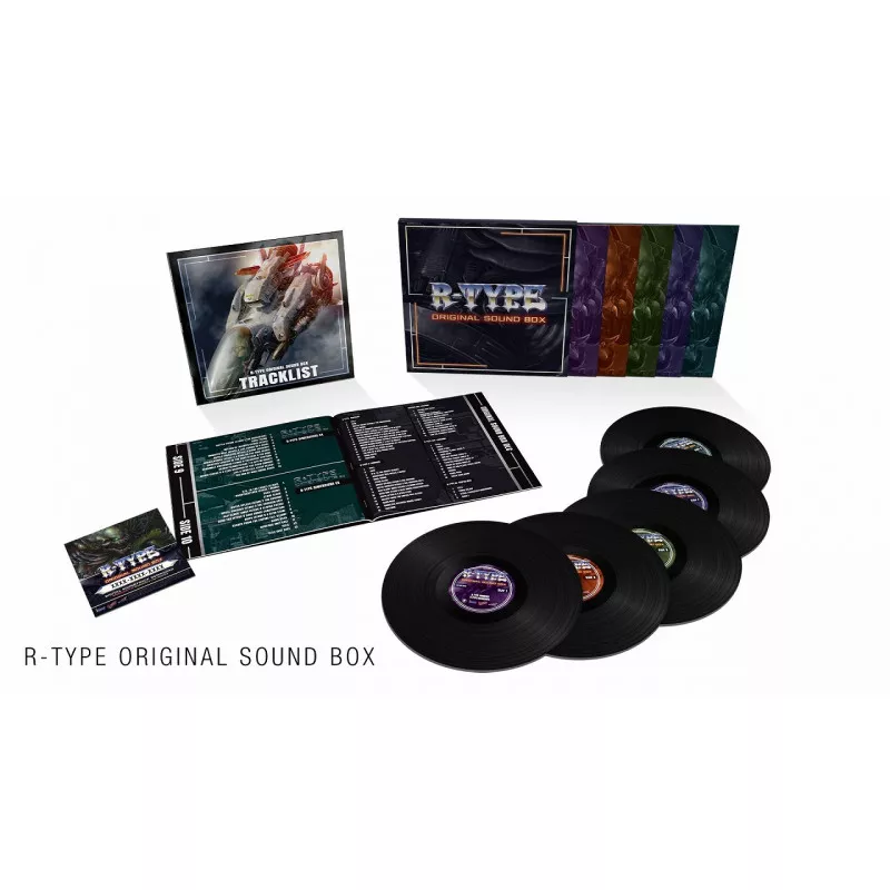 Vinyles R-Type Original Sound Box [5 Disc Set] (LP 12 Vinyls Records)NEW  Sealed