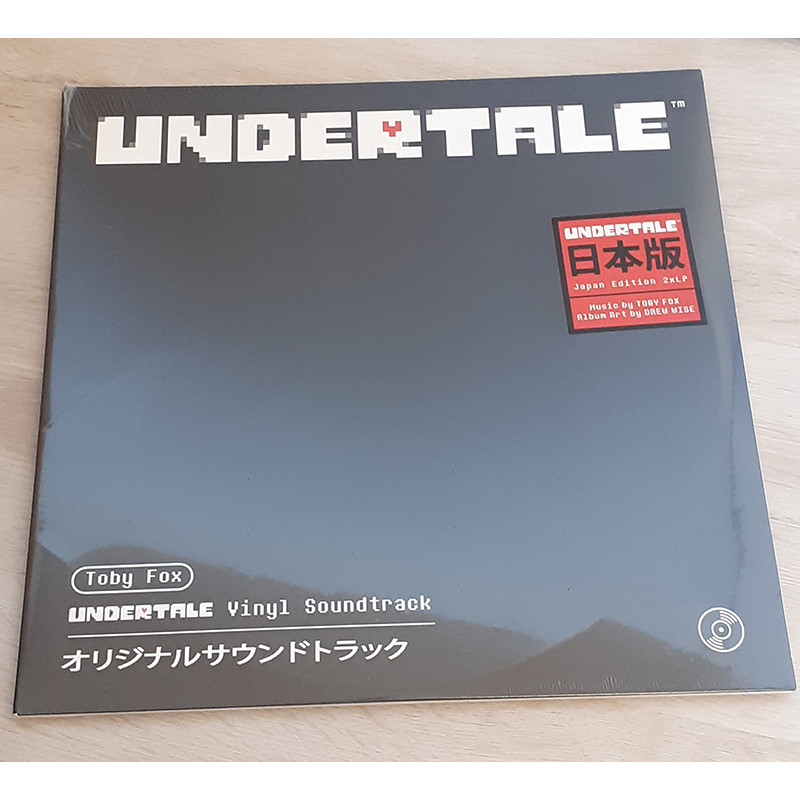 Undertale Japan Ed. 2xLP Vinyles Records OST Original Videogame Soundtrack NEW Toby Fox
