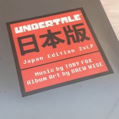 Undertale Japan Ed. 2xLP Vinyles Records OST Original Videogame Soundtrack NEW Toby Fox