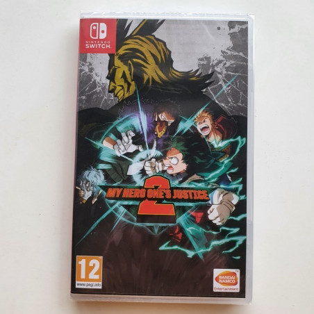 My Hero One's Justice 2 Nintendo SWITCH FR NEW/SEALED Bandai Namco FIGHTING COMBAT VS My Hero Academia