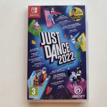 Just Dance 2022 Nintendo SWITCH FR NEW/SEALED UBISOFT Dance