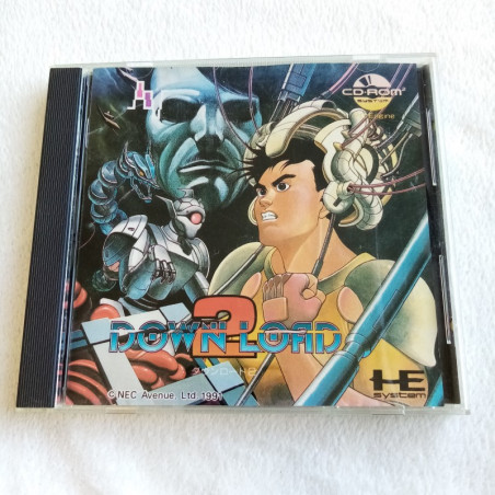 Download 2 Nec PC Engine Super CD-Rom² Japan Ver. PCE Shmup 1991 Down Load